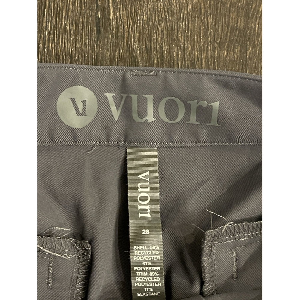 Vuori Pants Mens 28 Gray (28x31) Cascade Tech Khaki Performance Golf Active V427 - Picture 4 of 11